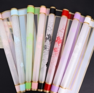 acheter Papier d'emballage à l'épreuve de l'eau pour les fleurs Floriste Emballage BOPP Bouquet Papier d'emballage pour espace rose online manufacture