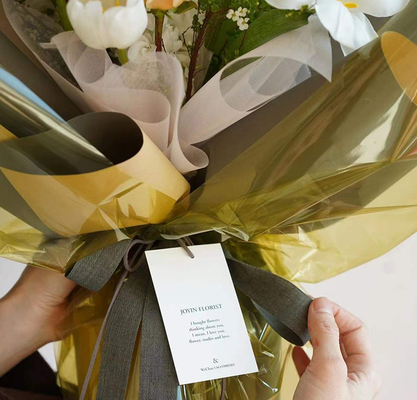 Un bon prix. Bouquet de ruban de lin doux de style coréen, cravate en violet pour la Saint-Valentin, boulangerie et fleuristerie, emballage, matériaux de bricolage en ligne
