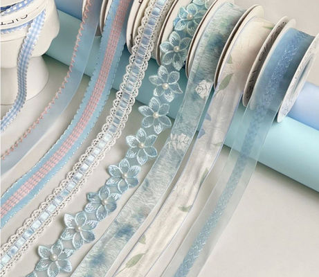 acheter Ruban satin 3cm/2m pour bouquet de fleurs fraîches, nœud papillon décoratif, sangle décorative, arrangement floral, fait main, matériaux d'emballage DIY, lavable fabrication en ligne