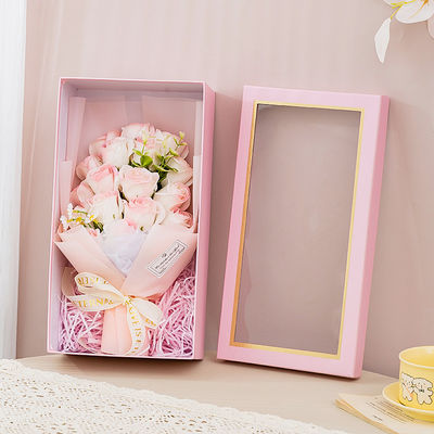 acheter Boîte cadeau à fleurs de savon à 18 roses, bouquet de fleurs de savon, Saint-Valentin, cadeau de Noël, petit cadeau d'anniversaire, fourniture transfrontalière fabrication en ligne