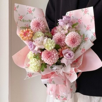 acheter Papier floral frais Partysu avec arrangements floraux et emballage pour fleurs fraîches 57*57cm online manufacture