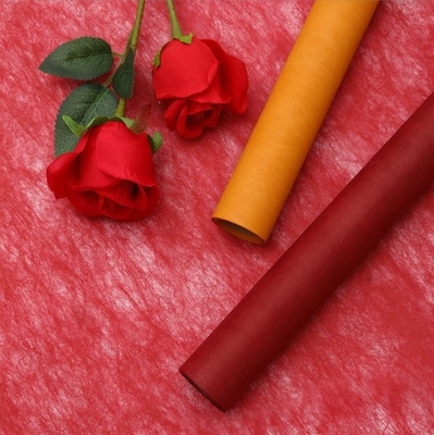 acheter Papier d'emballage de fleurs pour les emballages à la mode 58*58cm Ruloir décoratif Lait coton Intérieur revêtement des matériaux floraux Boîte cadeau online manufacture