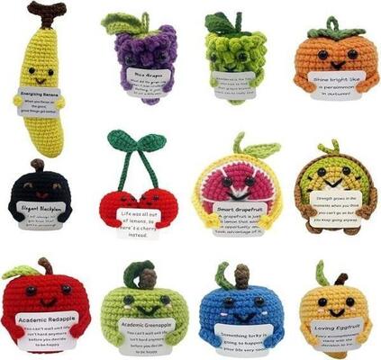 acheter Une poupée en peluche à crochet personnalisable, de 11 à 30 cm, remplie de coton en PP, pour bébé et soulagement du stress fabrication en ligne