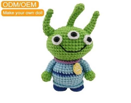 acheter Jouet en peluche animal au crochet personnalisé, jouet en peluche doux OEM/ODM 11-30 cm avec certifications ASTM/CPSIA/CE fabrication en ligne