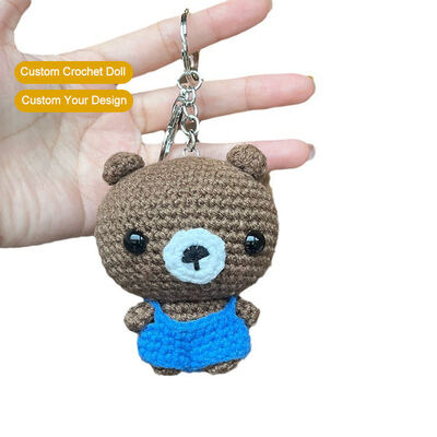acheter Gros de crochets faits à la main personnalisés en peluche jouet animal personnage d'anime figure de poupée porte-clés à crochet pour la décoration de la maison de voiture fabrication en ligne