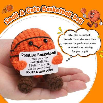 acheter Jouet en peluche au crochet fait à la main - Festival de fil de laine de haute qualité et cadeau d'anniversaire pour les cartes d'amis énergiques positifs Marque Meiyin fabrication en ligne