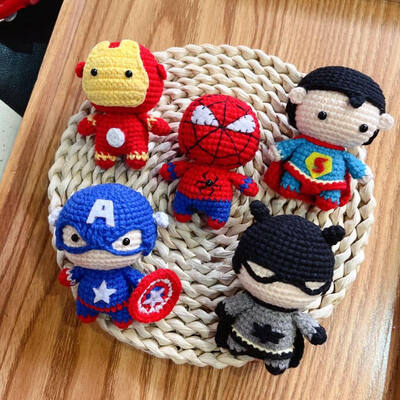 acheter Jouets en peluche au Crochet faits à la main, vente en gros, personnages d'animaux, figurines d'anime, offre spéciale fabrication en ligne