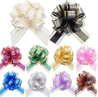 Un bon prix. Largeur colorée multi 2.0cm d'arc de ruban d'enveloppe de cadeau de polyester 5.0cm en ligne