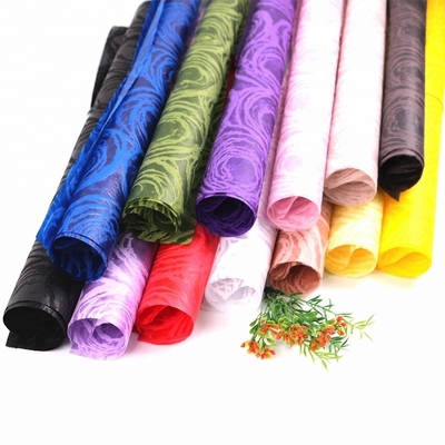 acheter 3D recyclable a gravé les valentines en refief non-tissées Rose Gift Wrapping Paper Roll 58cm online manufacture