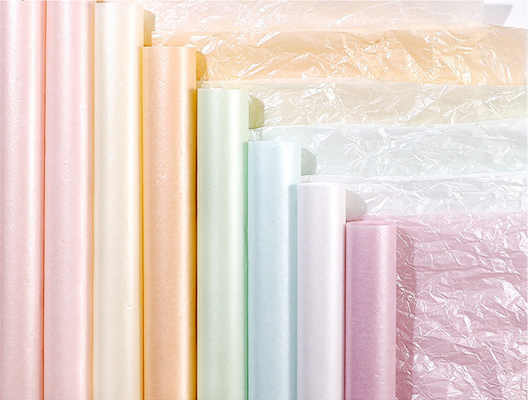 Bon prix Papier luxueux de Wrapping Paper With de fleuriste et matière plastique dans beaucoup de conceptions en ligne