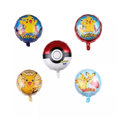 Un bon prix. le personnage de dessin animé chaud Poussée-lundi de monstre de poche de poussée-lundi de 18 pouces montent en ballon Pika-Chu que les ballons d'hélium d'aluminium font la fête la décoration en ligne