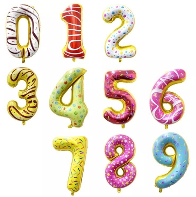 Un bon prix. Les nouvelles conceptions chaudes en gros 32inch montent en ballon 0-9 ballons de nombre que les butées toriques déjouent la boule de décoration de fête d'anniversaire de ballon en ligne