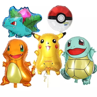 Un bon prix. L'aluminium en gros Pika Chu monte en ballon la décoration Pika Chu de partie de ballon de personnage de dessin animé que l'aluminium d'hélium poussent des ballons de lundi en ligne