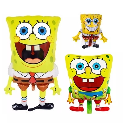Un bon prix. Ballons jaunes de Bob SquarePants Patrick Star Shape d'éponge de personnage de dessin animé chaud en gros de vente en ligne