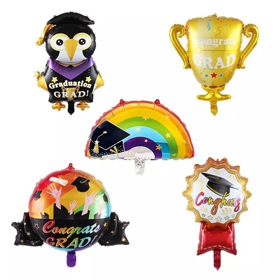 Un bon prix. L'étudiant exceptionnel Woodpecker Medal Rainbow de trophée d'obtention du diplôme a formé le ballon d'aluminium en ligne