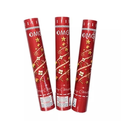Un bon prix. Le genre tenu dans la main en gros de papier de feux d'artifice indiquent le canon de bouton-pression de confettis de canon de confettis pour épouser Noël en ligne