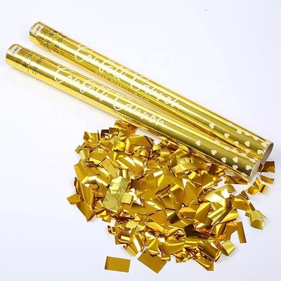 Un bon prix. Canon sûr et favorable à l'environnement d'or adapté aux besoins du client en gros de confettis pour la partie en ligne