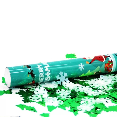 Un bon prix. Épouser biodégradable de boutons-pression de confettis de Noël en gros a comprimé des approvisionnements Mini Cylinder Air Party Popper en ligne