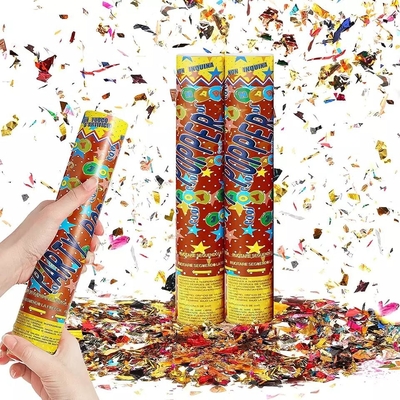 Un bon prix. Tireur en gros de confettis de bouton-pression de canon de confettis de partie de torsion d'air comprimé en ligne