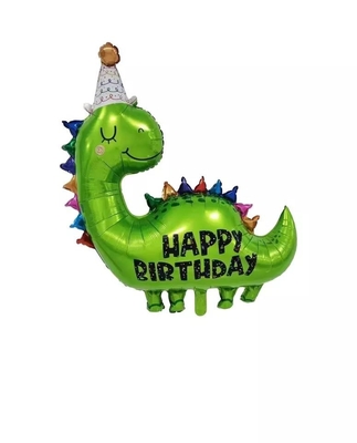 Un bon prix. Rond animal Dino Foil Balloon For Kid Toy Party de grande bande dessinée gonflable de ballon d'aluminium de dinosaure en ligne