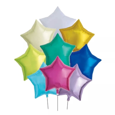 Un bon prix. Ballon multicolore attrayant de la meilleure qualité d'aluminium d'étoile du gaz 18inch d'hélium de partie de Wholesal en ligne