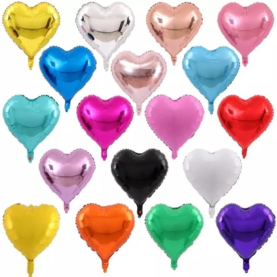 Un bon prix. Wholesal ballons d'aluminium de ballon de décoration de partie de forme de coeur de 18 pouces pour épouser en ligne