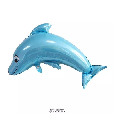 Un bon prix. Ballons chauds d'hélium d'aluminium de partie de dauphin de bande dessinée de vente de Wholesal pour l'anniversaire ou le festival en ligne