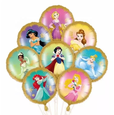 Un bon prix. Ballon d'aluminium de l'aluminium 18inch d'hélium de princesse de Wholesal pour la décoration de cadeau d'anniversaire de partie en ligne