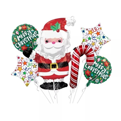 Un bon prix. Nouveaux approvisionnements de Cane Balloon Aluminum Foil Balloon Santa Claus Balloon Set For Decoration de sucrerie de Noël de Wholesal en ligne