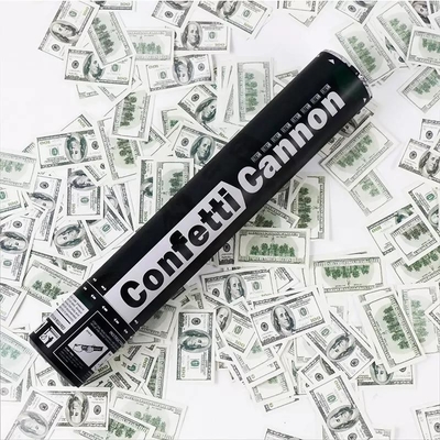 Un bon prix. Canon à confettis biodégradable en papier-monnaie Dollar Party Poppers en ligne