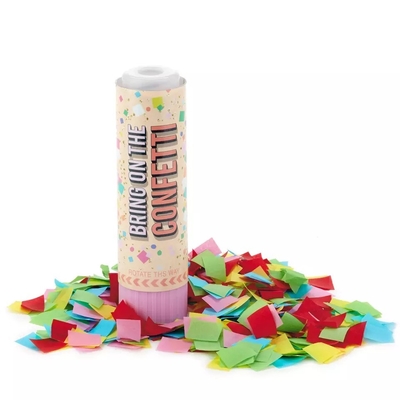 Un bon prix. Canon à confettis de fête tordu à la main personnalisé pour mariage en ligne