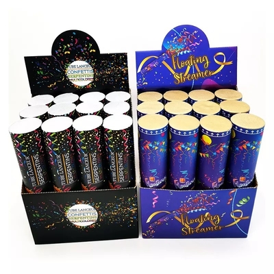 Un bon prix. Lancer à la main Feuille de papier Confetti Popper Événement de fête d'anniversaire de mariage Célébration en ligne
