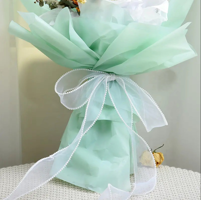 Bon prix Ruban d'enveloppe de cadeau d'organza d'accessoires de DIY pour la décoration de fleur en ligne