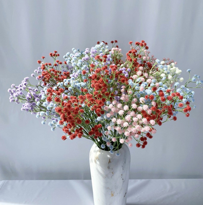 Un bon prix. Babysbreath Fleurs artificielles décoratives Décoration de fête à la maison de mariage en ligne