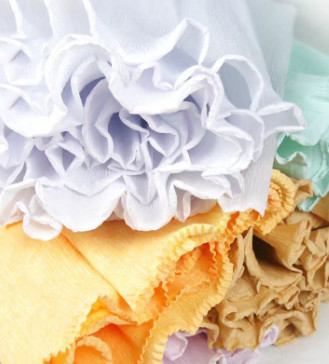 Bon prix Matériau de curling papier d'emballage floral coréen artisanal écologique papier ridé en ligne