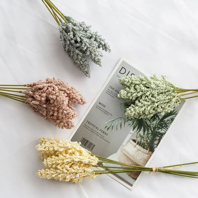 Un bon prix. Décoration de fleurs en plastique multicolore imperméable pour le mariage en ligne