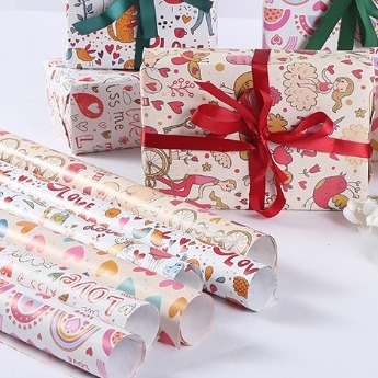 Un bon prix. Résolution d'emballage personnalisable en rouleau de papier de cadeau recyclable et écologique en ligne
