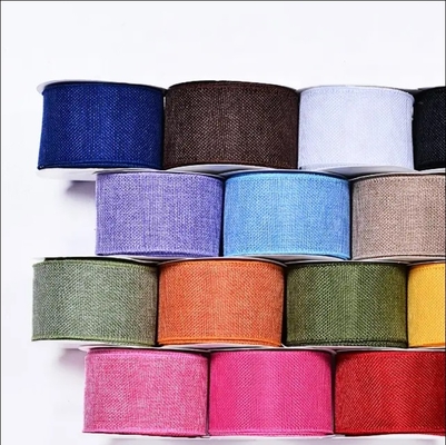 Un bon prix. Rouleau de rubans de tissu de câble pour emballage cadeau en 63 mm 10 yards en ligne