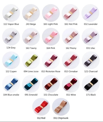 Un bon prix. 25MM*40Y ruban satiné personnalisé pour les emballages de décoration florale en ligne