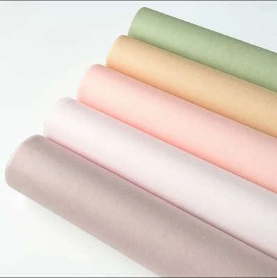 Un bon prix. Biocolor papier d'emballage de fleuriste recyclable à deux côtés pour les fleurs fraîches de couleur personnalisée en ligne