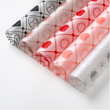 Papier d'emballage de fleurs OPP en couleurs multiples Parfait pour les fleuristes et les cadeaux
