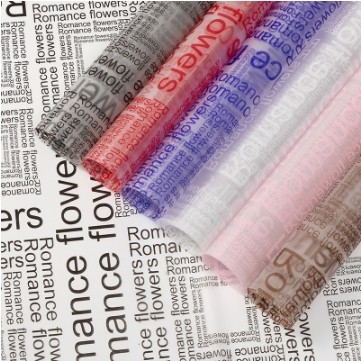 Un bon prix. Anglais coréen papier brut papier mat papier d'emballage de fleurs matériel d'emballage imperméable papier d'emballage de fleurs bouquet d'emballage de papier matériaux de vente en gros en ligne