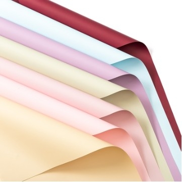 Un bon prix. Couleur pure Ou Ya papier d'emballage de fleurs papier d'emballage de fleurs papier d'ouverture de panier de fleurs cadeau rose de fleurs de matériau de style coréen premier amour en ligne