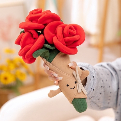 Un bon prix. Bouquet d'animaux en peluche rose pour toutes les occasions 10x30 cm en ligne