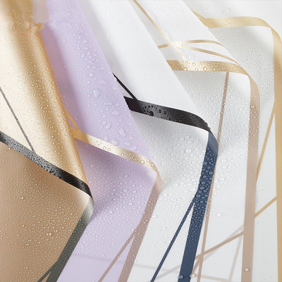 Un bon prix. Corner doré à garniture de style coréen imperméable à l'eau papier d'emballage floral mat Bouquet d'emballage pour boutique de fleurs en ligne