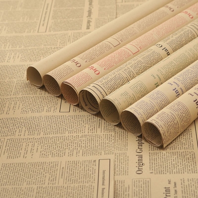 Un bon prix. Papier d'emballage de journaux pour bouquets de fleurs en ligne
