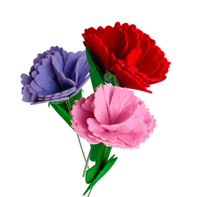 Un bon prix. Journée des mères senti Kit artisanat fleurs œille Bouquet pour les enfants préscolaires cadeau Variété œille en ligne