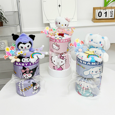 Un bon prix. 1er juin Bouquet de poupée en peluche cadeau pour petite amie et meilleure amie cadeau d'anniversaire pour le festival Qixi Produit fini Graduation en gros de fleuriste en ligne