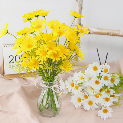 Un bon prix. Bouquet de camomille en couleurs multiples pour salon et vitrine du centre commercial en ligne
