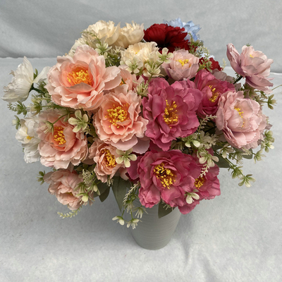Un bon prix. Ensemble de mariage, accessoires de photographie à domicile, bouquet de simulation de pivoine en ligne